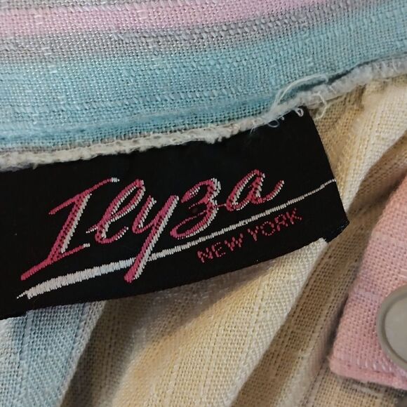 VIntage Ilyza Pastel Striped Skirt - Picture 6 of 8